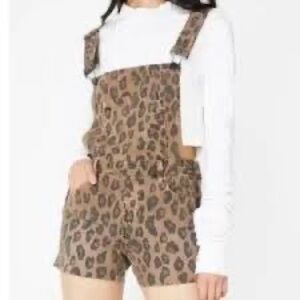 Blank NYC Kids Animal Print Overalls